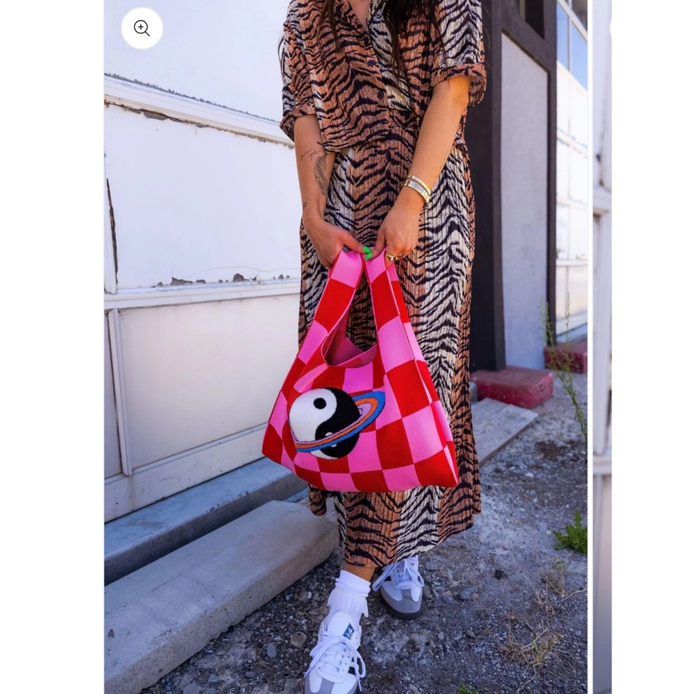 Dressed in LALA Cosmic Queen Knit
Tote - NWT!